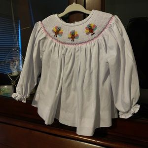 The Smocking Place turkey bloomer set